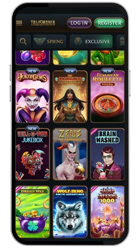 Talismania Kasino app